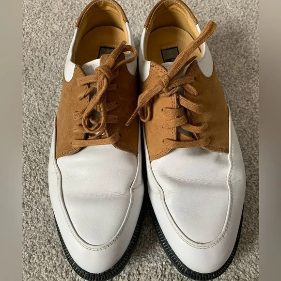Nike Air Bella Last Golf Women’s Sneakers Shoes Cleats Brown White Size 7 - Picture 1 of 13